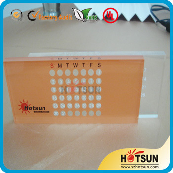 【【優質】亞克力廠家制作設計亞克力臺歷 有機玻璃萬年歷】價格,廠家,圖片,亞克力/有機玻璃及制品,深圳市驕陽展示用品-