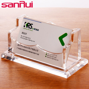 亞克力名片座 商務(wù)桌面的透明優(yōu)雅與創(chuàng)意實用